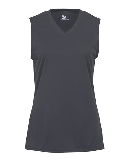 Badger Women's B-Core Sleeveless T-Shirt 4163 #color_Graphite