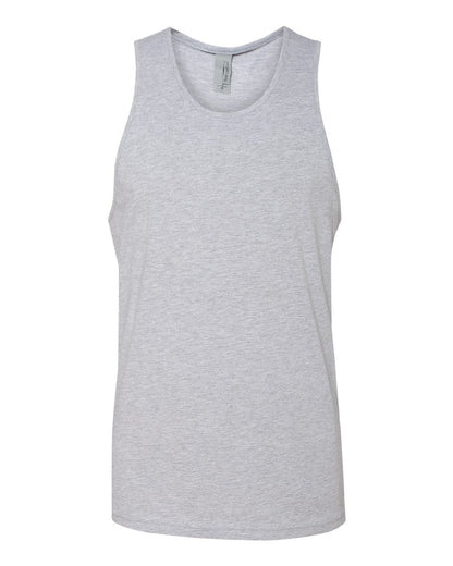 Next Level Cotton Muscle Tank 3633 #color_Heather Grey