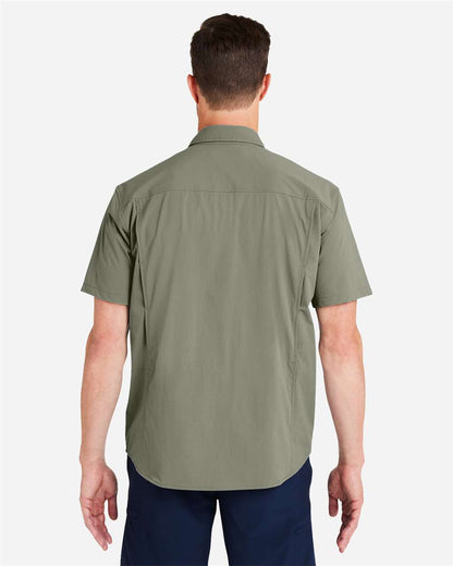 HUK Men's Creekbed Short Sleeve Shirt H150183 #colormdl_Moss
