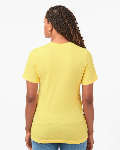 Tultex Combed CVC T-Shirt 602CVC #colormdl_Heather Yellow