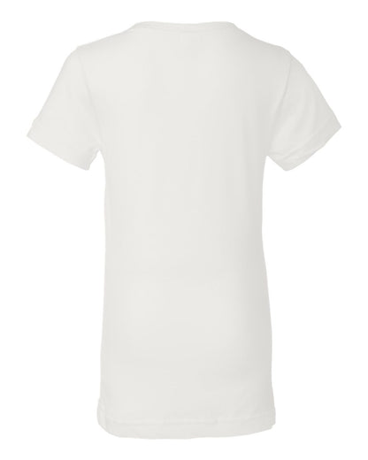 LAT Girls' Fine Jersey Tee 2616 #color_White