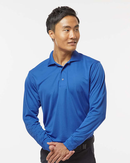 Paragon Men's Prescott Long Sleeve Polo 110 #colormdl_Royal