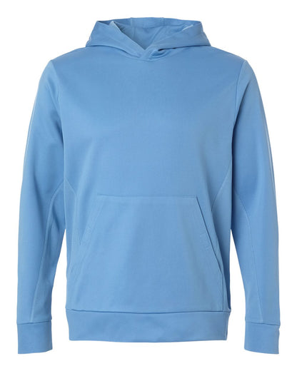 Team 365 Unisex Squad Hooded Tech Fleece Pullover TT400 #color_Sport Light Blue