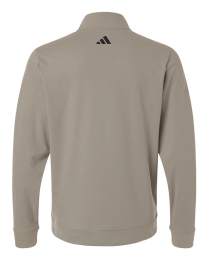 Adidas Men's Ultimate365 Classic Quarter-Zip Pullover A2017 #color_Putty Beige