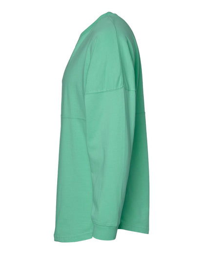 J. America Unisex Game Day Jersey Long Sleeve T-Shirt 8229 #color_Mint