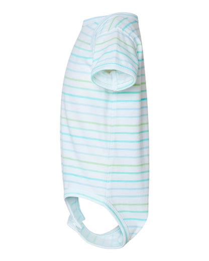 Rabbit Skins Infant Fine Jersey Bodysuit 4424 #color_Marine Stripe
