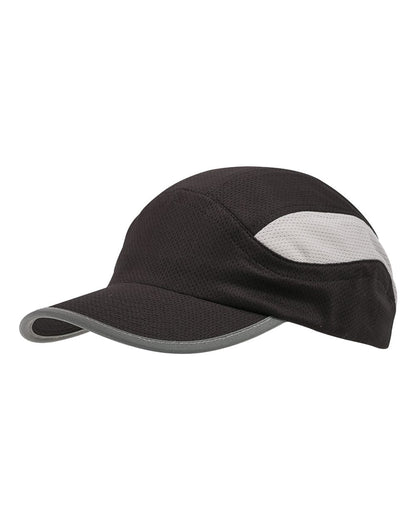 Big Accessories Mesh Runner Cap BA503 #color_Black
