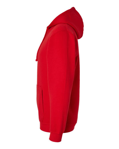 LAT Unisex Elevated Fleece Hoodie Sweatshirt 6926 #color_Red
