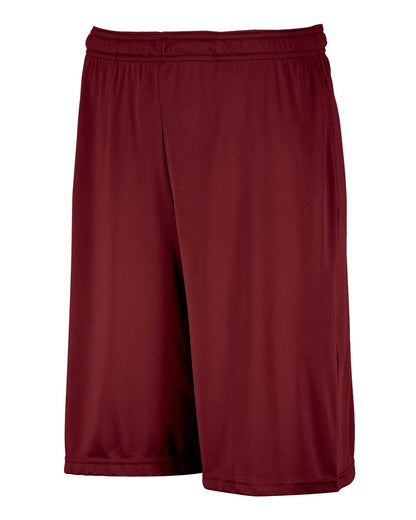Russell Athletic Men's Dri-Power® Essential 10" Shorts with Pockets TS7X2M #color_Cardinal