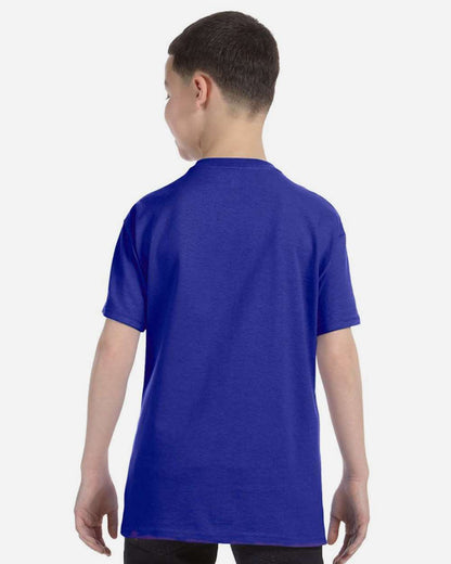 Gildan Youth Heavy Cotton™ T-Shirt 5000B #colormdl_Cobalt