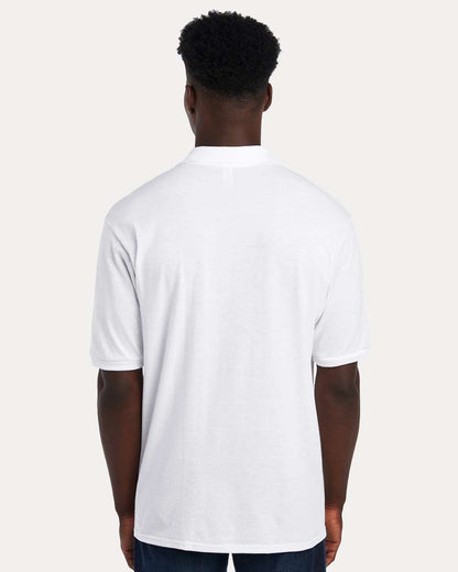 JERZEES Men's Dri-Power® Polo 437R #colormdl_White