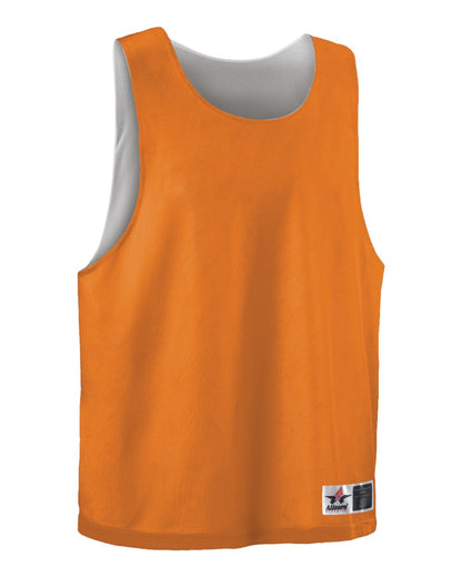 Alleson Athletic Lacrosse Reversible Pinnie LP001A #color_Orange/ White