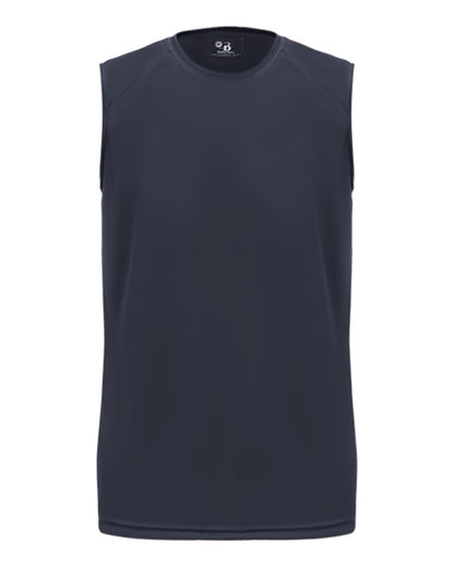 Badger Youth B-Core Sleeveless T-Shirt 2130 #color_Navy