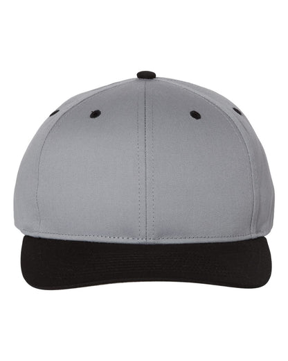 Richardson Pro Twill Snapback Cap 212 #color_Grey/ Black