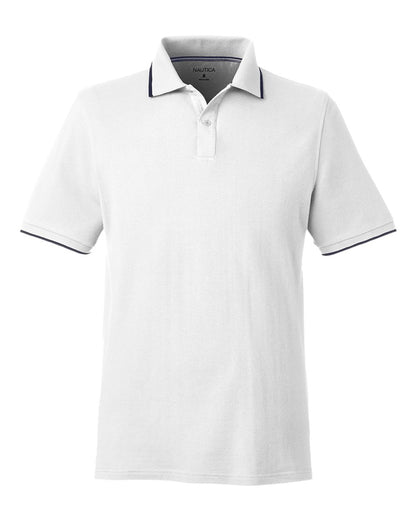 Nautica Men's Deck Polo N17165 #color_White