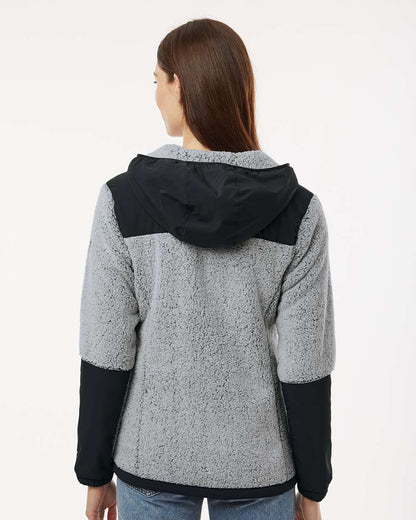 Columbia Women's Arctic Crest™ Sherpa Full-Zip Jacket 208903 #colormdl_White/ Black