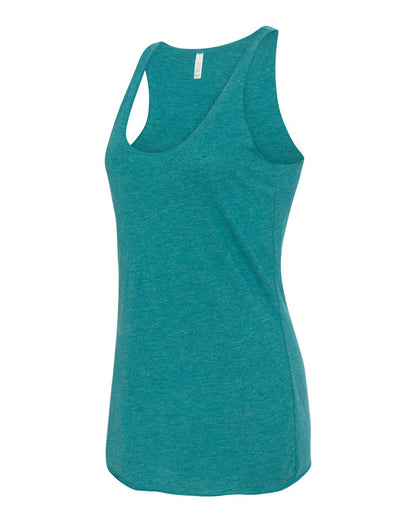 BELLA + CANVAS Women's Triblend Racerback Tank 8430 #color_Teal Triblend