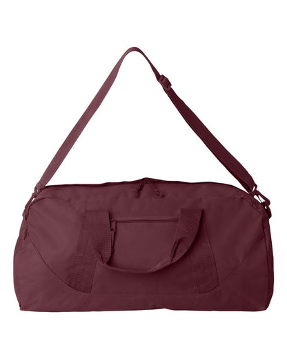 Liberty Bags Recycled 23 1/2" Large Duffel Bag 8806 #color_Maroon