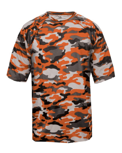 Badger Men's Camo T-Shirt 4181 #color_Burnt Orange