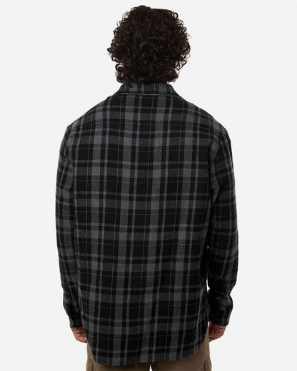 Boxercraft Men's Flannel Button Down Shirt BU7401 #colormdl_Black Jordan Plaid