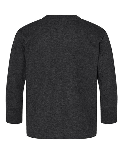 Rabbit Skins Toddler Fine Jersey Long Sleeve Tee 3302 #color_Vintage Smoke