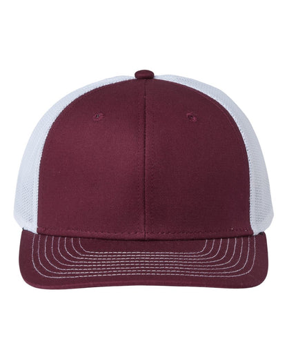 The Game Everyday Trucker Cap GB452E #color_Maroon/ White