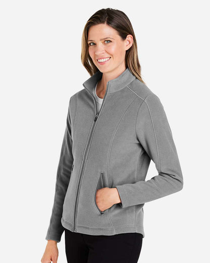Devon & Jones Women's CrownLux Performance® Fleece Full-Zip Jacket DG730W #colormdl_Graphite
