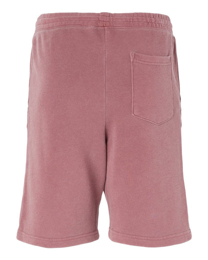 Independent Trading Co. Unisex Pigment-Dyed Fleece Shorts PRM50STPD #color_Pigment Maroon