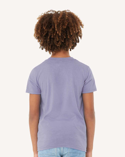 BELLA + CANVAS Youth Jersey Tee 3001Y #colormdl_Dark Lavender