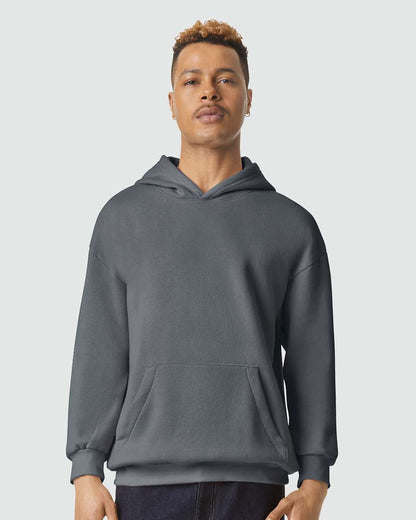 American Apparel Unisex ReFlex Fleece Hoodie Sweatshirt RF498 #colormdl_Asphalt
