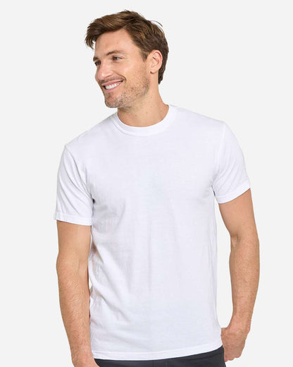 Threadfast Apparel Unisex Colors Garment-Dyed T-Shirt C1200 #colormdl_White