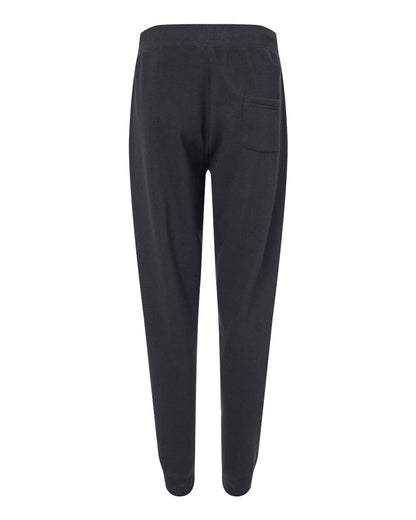 J. America Unisex Triblend Fleece Joggers 8854 #color_Black Solid