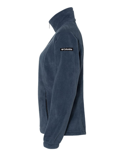 Columbia Women’s Benton Springs™ Fleece Full-Zip Jacket 212470 #color_Columbia Navy