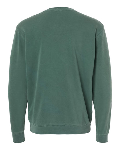 Independent Trading Co. Midweight Pigment-Dyed Crewneck Sweatshirt PRM3500 #color_Pigment Alpine Green