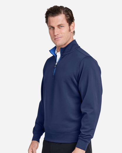 Fairway & Greene Men's Caves Tech Quarter-Zip Pullover C11512 #colormdl_Marine