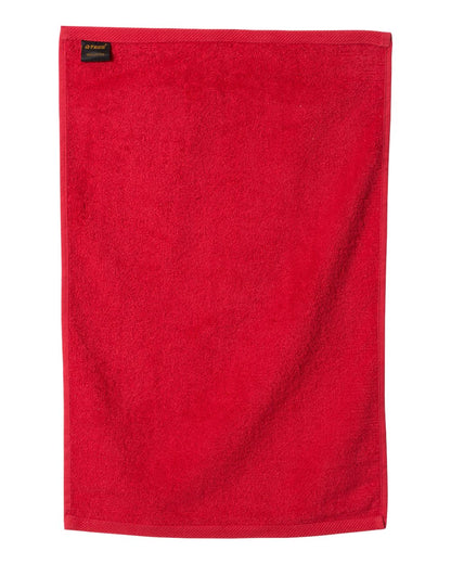 Q-Tees Hemmed Hand Towel T200 #color_Red