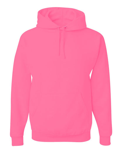 JERZEES Unisex NuBlend® Hooded Sweatshirt 996MR #color_Neon Pink