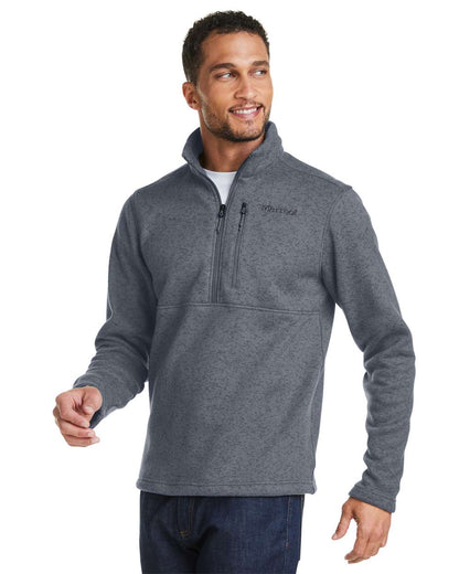 Marmot Men's Dropline Half-Zip Jacket M13193 #colormdl_Steel Onyx