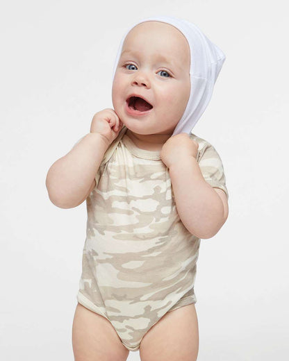 Rabbit Skins Infant Fine Jersey Bodysuit 4424 #colormdl_Natural Camo