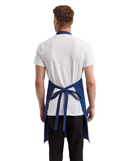 Artisan Collection by Reprime Recycled Pocket Bib Apron RP154 #colormdl_Royal