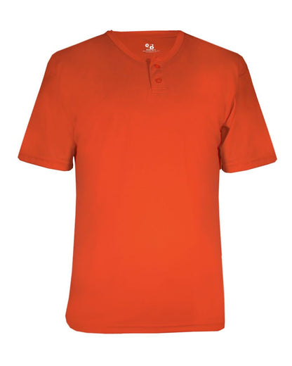 Alleson Athletic B-Core Youth Placket Jersey 2930 #color_Burnt Orange