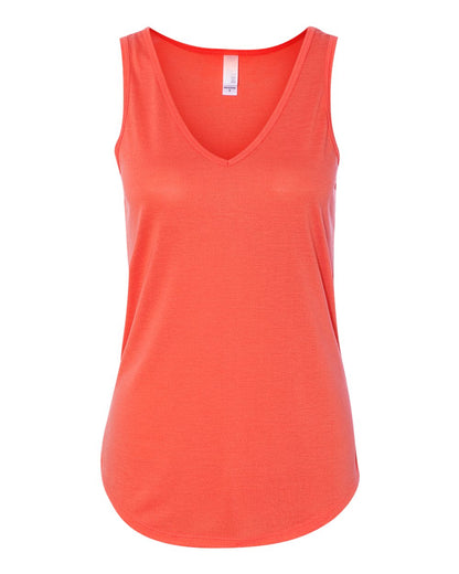 BELLA + CANVAS Women's Flowy V-Neck Tank 8805 #color_Coral