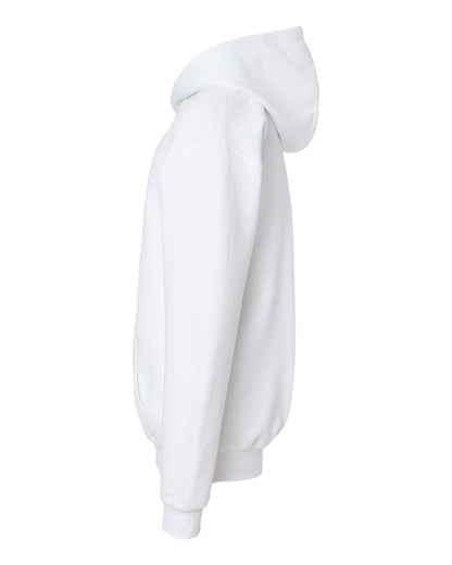 Gildan Softstyle® Youth Midweight Hooded Sweatshirt SF500B #color_White