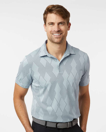 Adidas Men's Ultimate365 Textured Polo A2008 #colormdl_Wonder Blue
