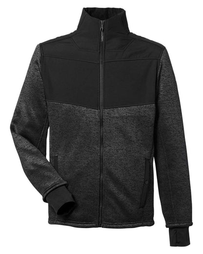 Spyder Men's Passage Sweater Jacket S17740 #color_Black Powder/ Black
