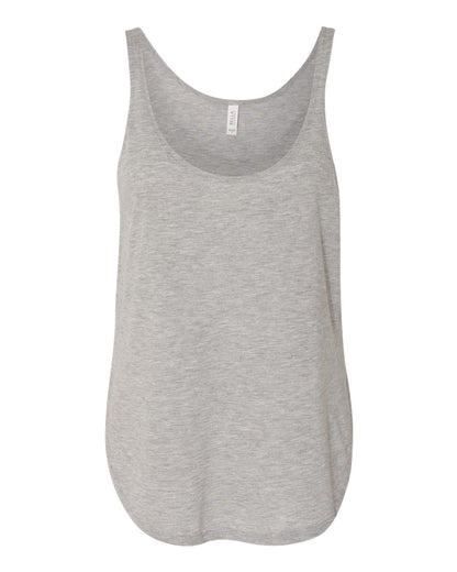 BELLA + CANVAS Women's Flowy Tank with Side Slit 8802 #color_Athletic Heather