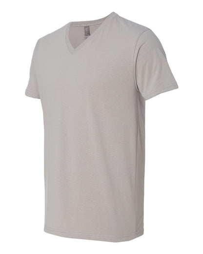 Next Level Sueded V-Neck T-Shirt 6440 #color_Light Grey