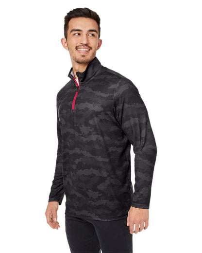 Puma Golf Men's Volition Flanked Quarter-Zip Pullover 599440 #colormdl_Puma Black