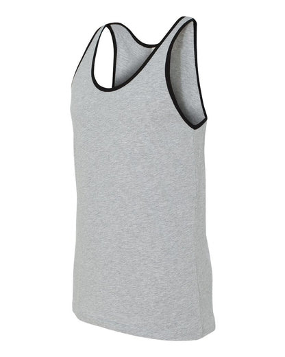 BELLA + CANVAS Jersey Tank 3480 #color_Athletic Heather/ Black