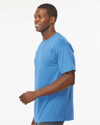 M&O Men's Gold Soft Touch T-Shirt 4800 #colormdl_Heather Turquoise